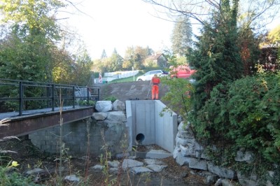 Auslaufbauwerk Eichgraben - AV Anzbach Laabental 